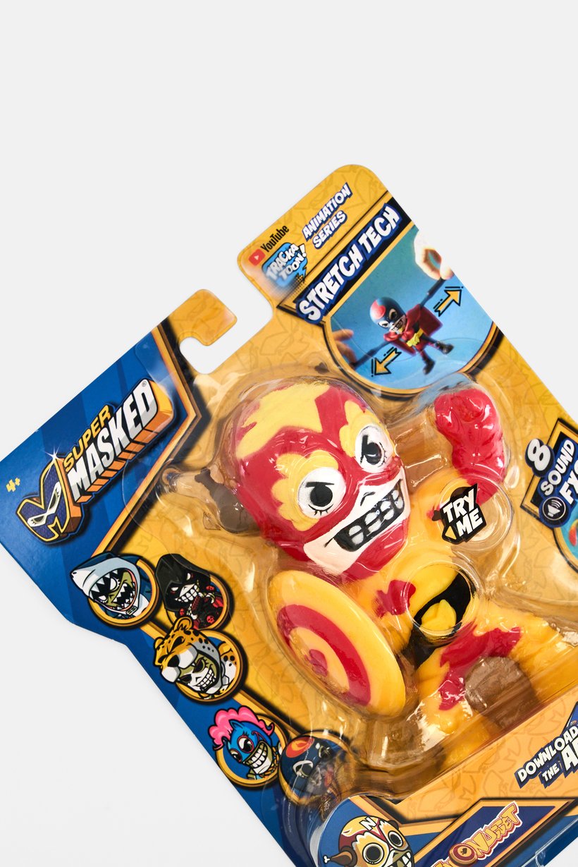 Super Masked Captain Nugget Stretch Action Figure